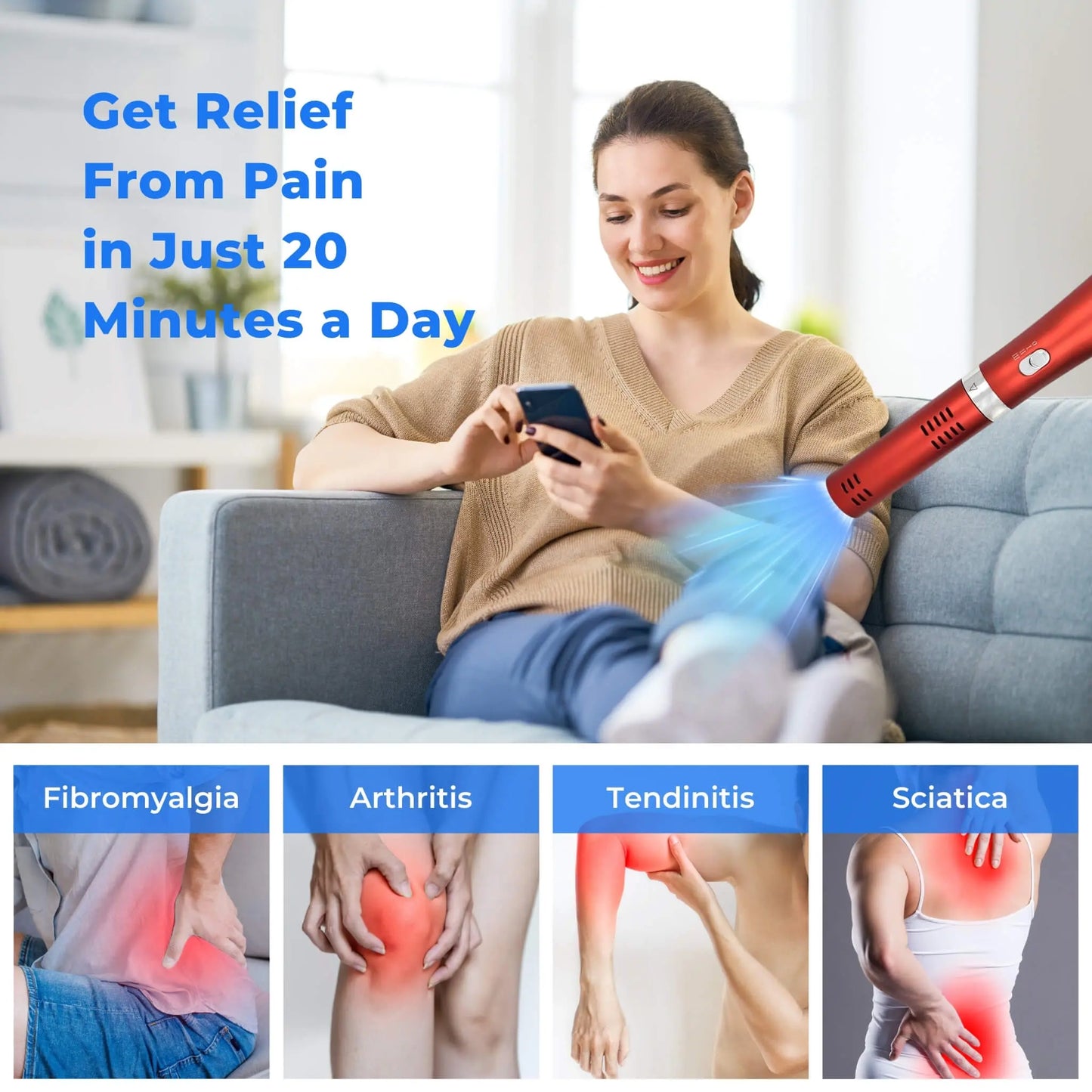 BioWave Therapy Wand for Pain & Recovery