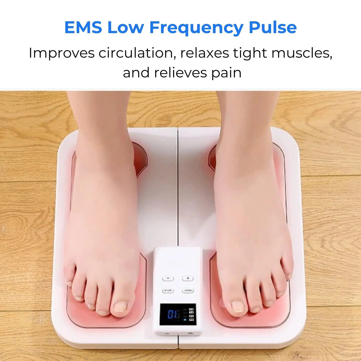 Foot Massager Mat with Heat & EMS Therapy