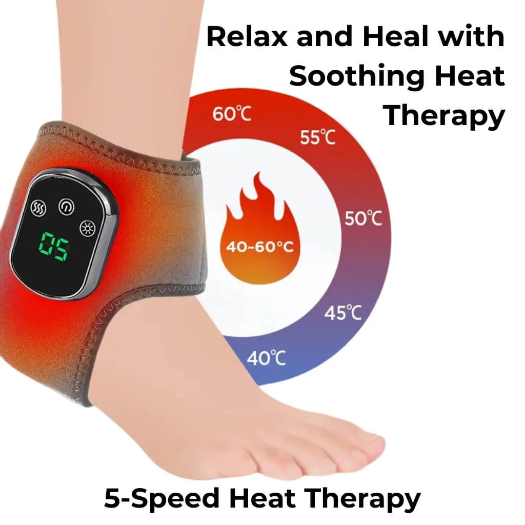 Cordless Ankle Massager with Heat