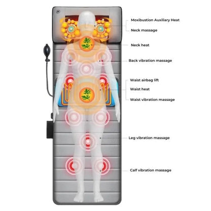 Full Body Shiatsu Massage Mat with Heat Therapy