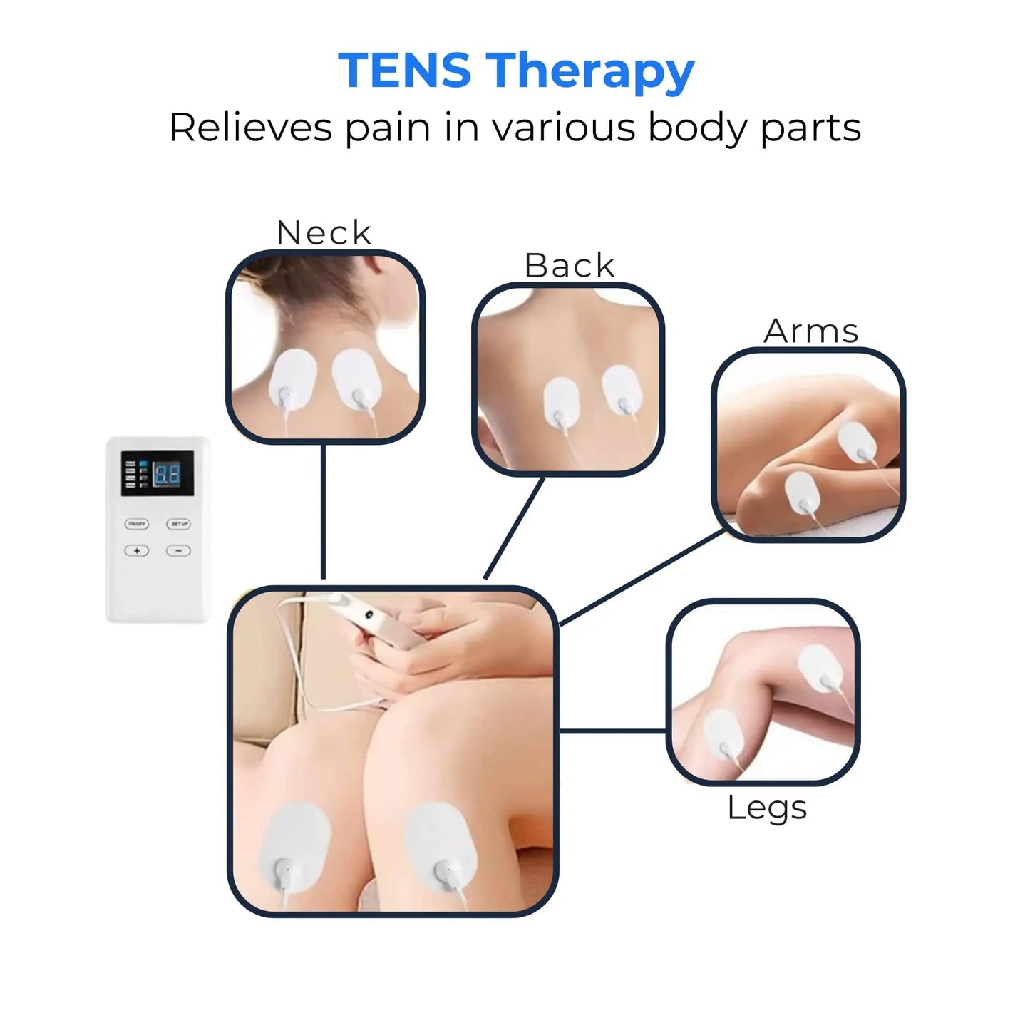 Foot Massager Mat with Heat & EMS Therapy
