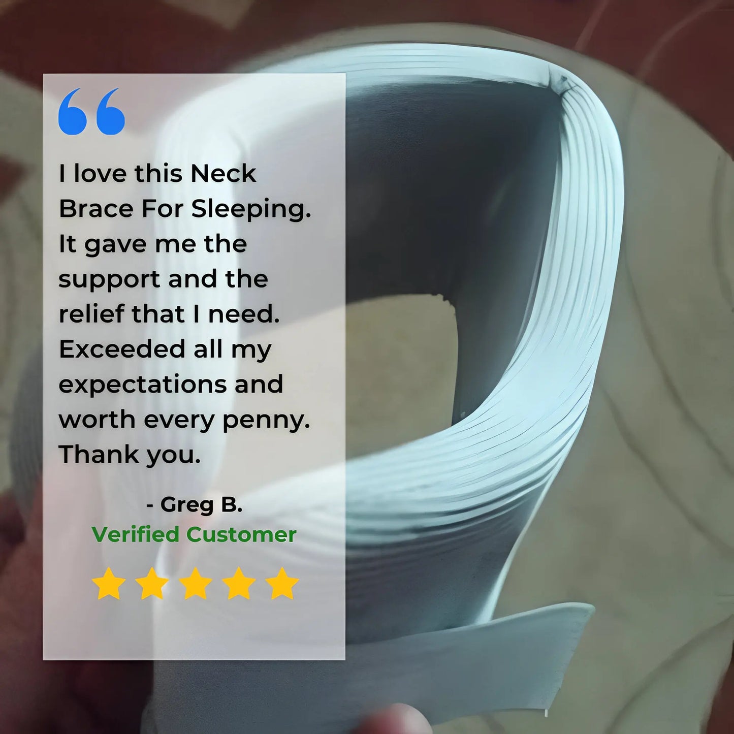 Soft Neck Brace for Pain Relief & Support