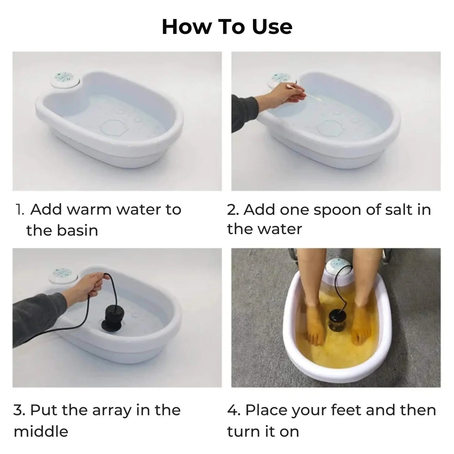 Ionic Foot Bath Detox Machine with Heat Therapy