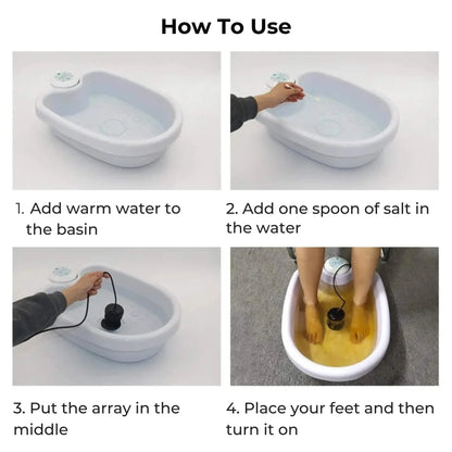Ionic Foot Bath Detox Machine with Heat Therapy