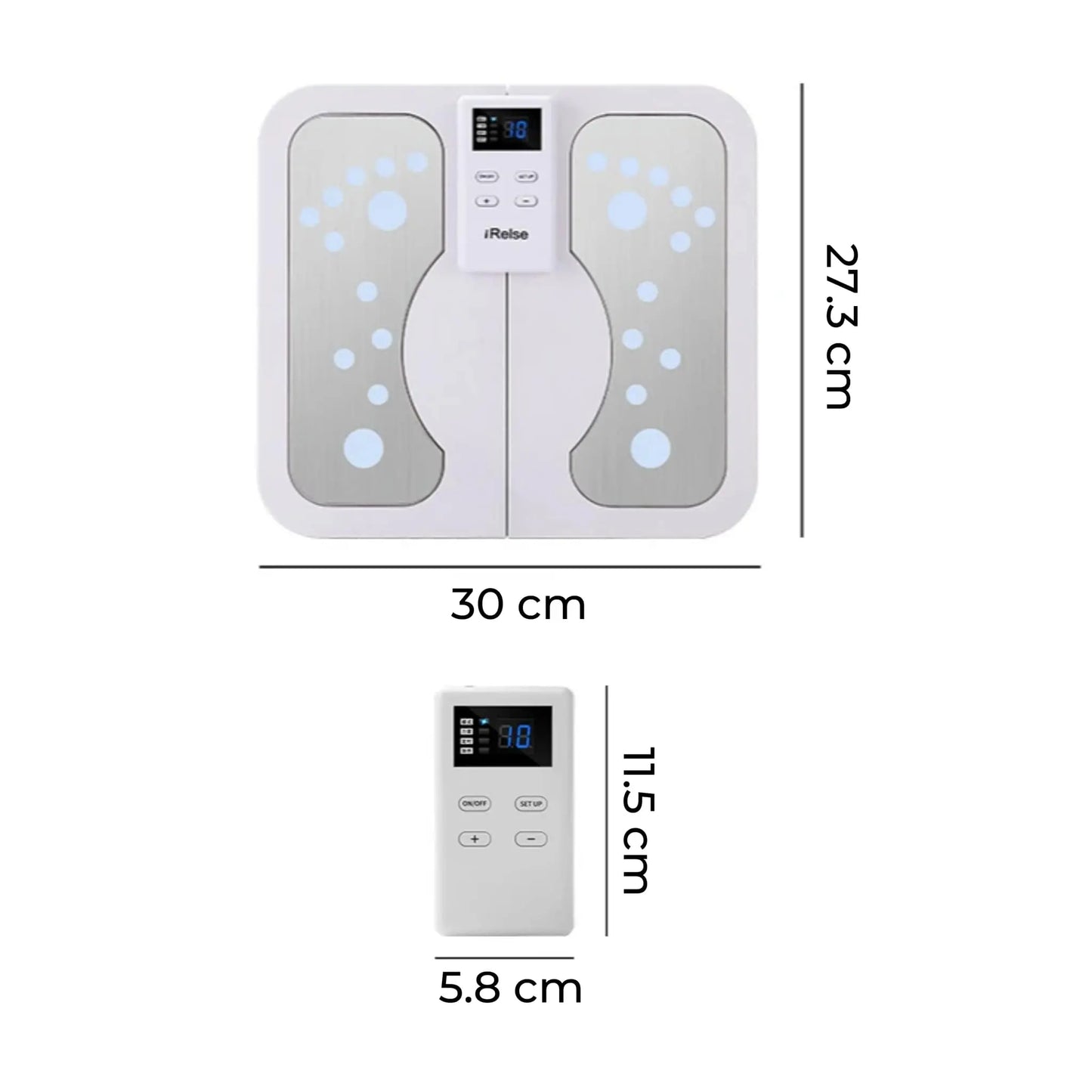 Foot Massager Mat with Heat & EMS Therapy