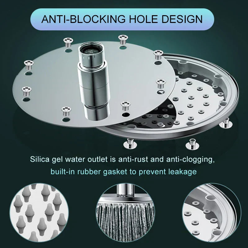 RainZen – Water-Saving Rain Shower Head for a Spa Experience at Home