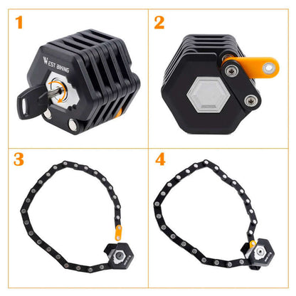 TitanLock Pro – Heavy-Duty Bike Lock for Ultimate Security (for Bikes, E-Bikes & Scooters)
