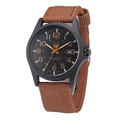 Tactical Military Watch – Durable & Waterproof Army-Style Wristwatch