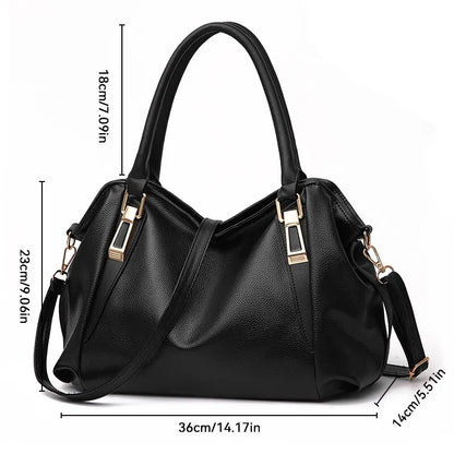 ELS – Elegant Faux Leather Shoulder Bag for Women in Multiple Colours