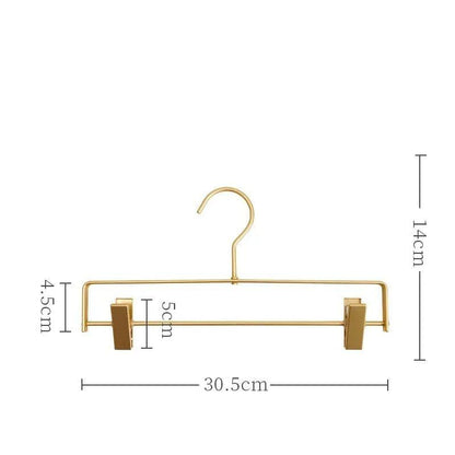 ClipEase – Elegant Matte Non-Slip Trouser Hangers (Set of 5)