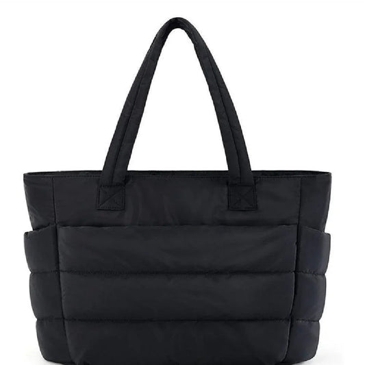 Cloud Puffer Tote Bag – Lightweight Quilted Shoulder Bag for Women
