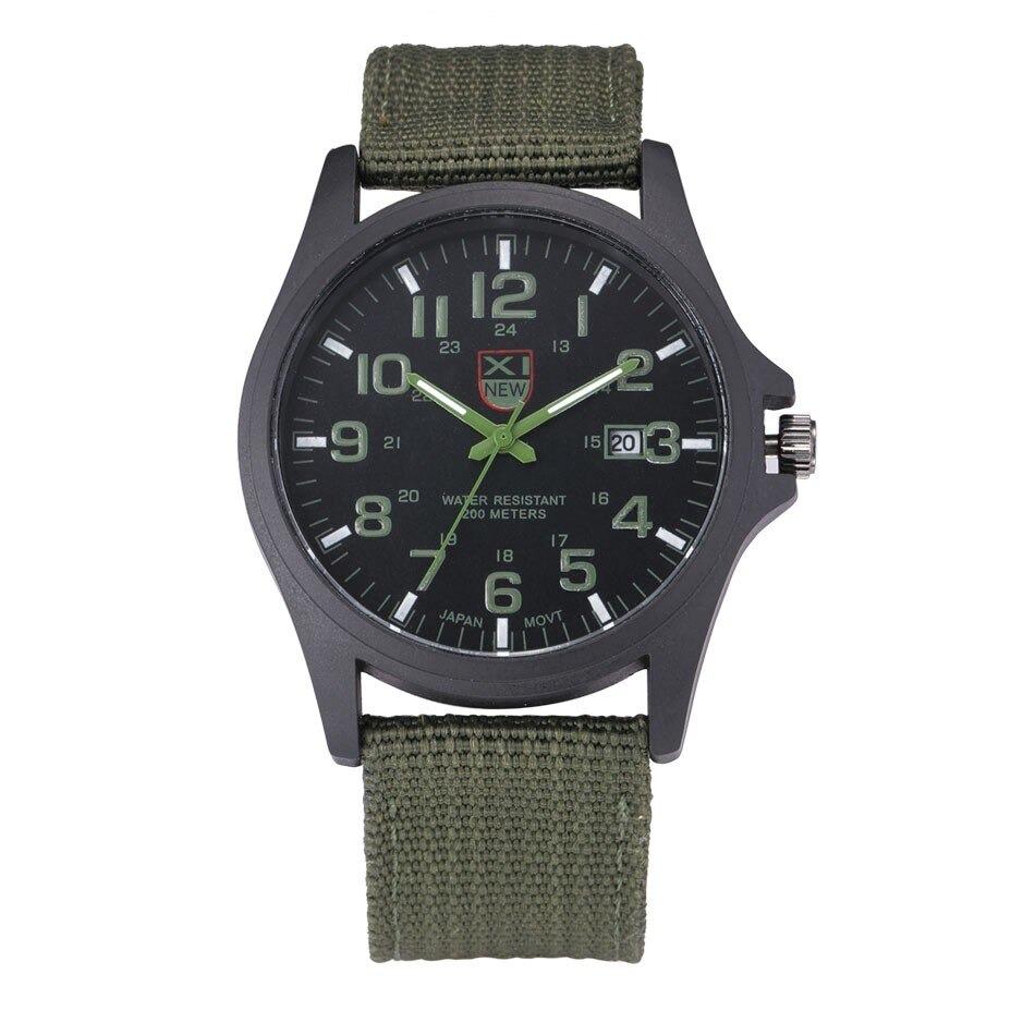 Tactical Military Watch – Durable & Waterproof Army-Style Wristwatch