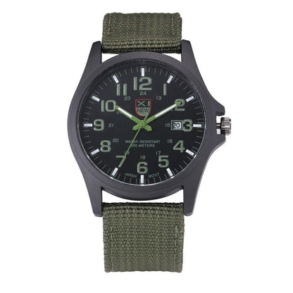 Tactical Military Watch – Durable & Waterproof Army-Style Wristwatch