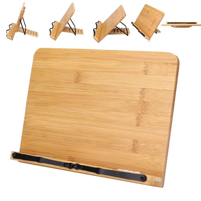 Portable Adjustable Book Stand – Ergonomic Reading & Tablet Holder for Study, Work & Travel