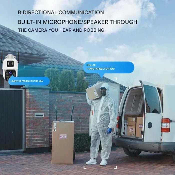 DualGuard Solar 4K – Wireless Security Camera with Solar Panel & 360° App Control