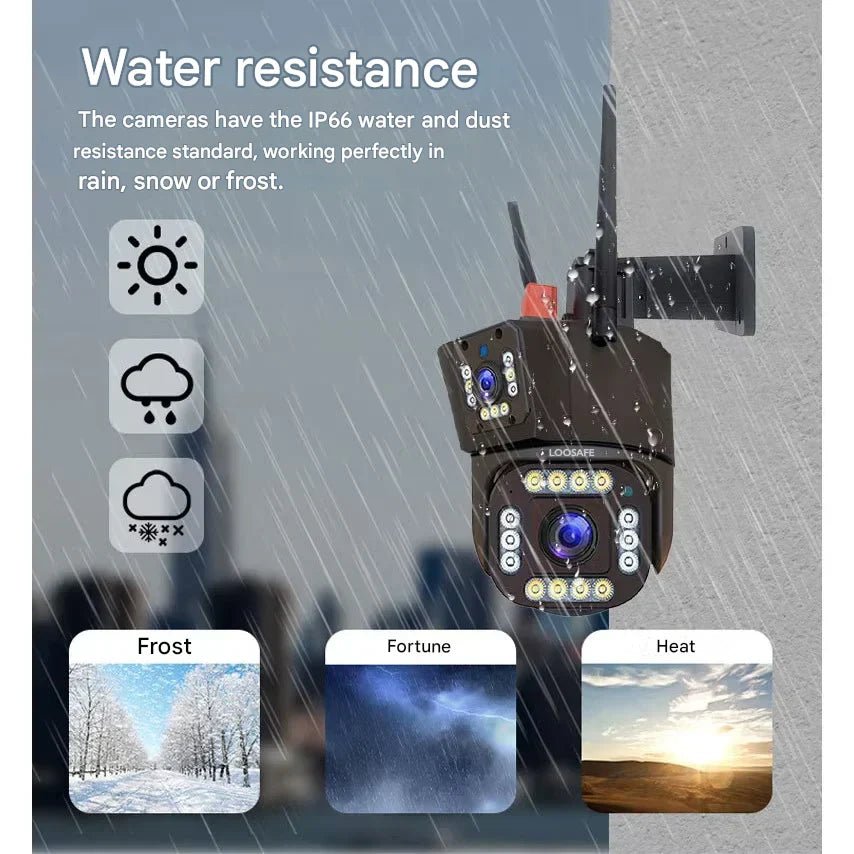 DualGuard Solar 4K – Wireless Security Camera with Solar Panel & 360° App Control