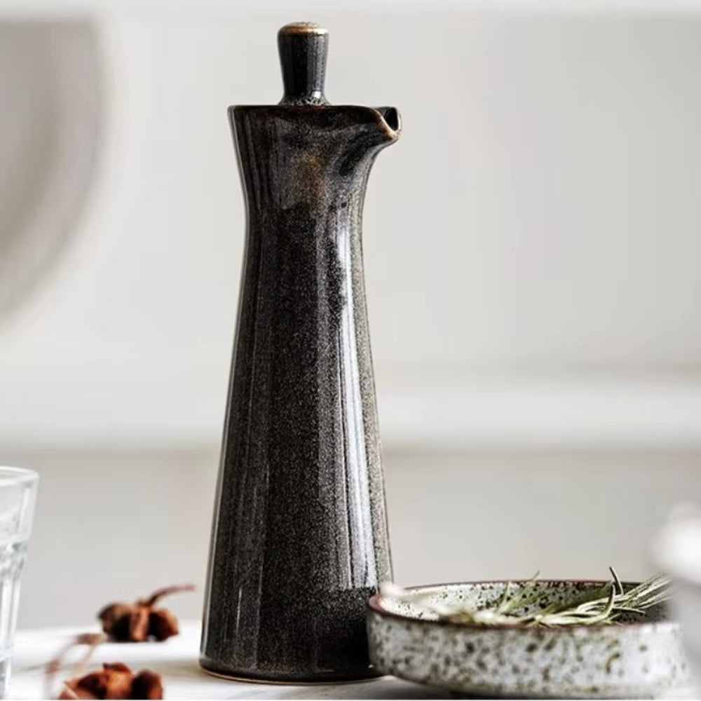 EcoPour – Elegant Drip-Free Glass Oil Dispenser | Stylish & Sustainable Kitchen Accessory