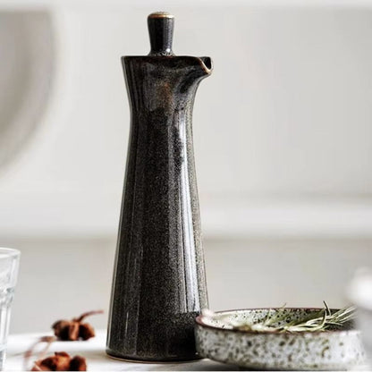 EcoPour – Elegant Drip-Free Glass Oil Dispenser | Stylish & Sustainable Kitchen Accessory
