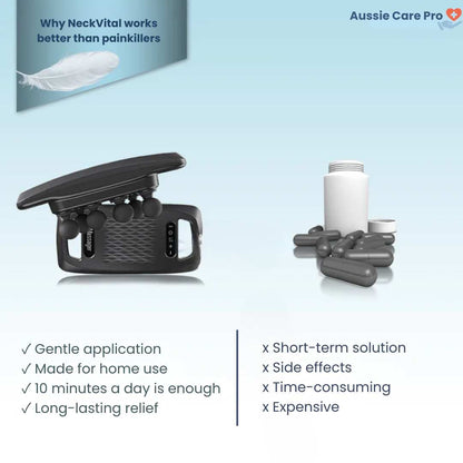 Aussie Care Pro NeckVital – 4-in-1 Neck Massager with Heat & EMS