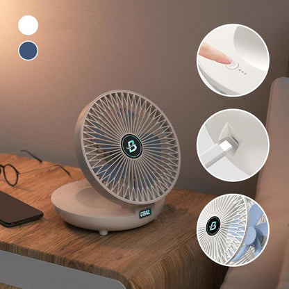 Mini Foldable Fan – Portable, Silent & Adjustable Cooling
