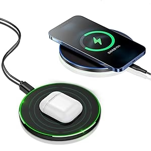30W Fast Wireless Charging Pad | Premium USB-C MagSafe Charger for Apple iPhone, Samsung & Android