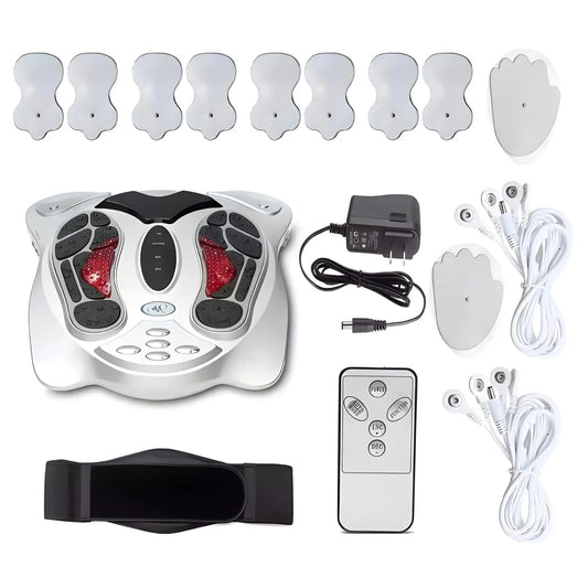 Multifunctional Foot Massager with Heat & EMS Therapy