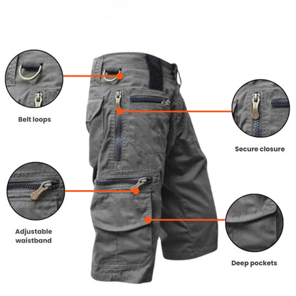 Men's Outdoor Cargo Shorts – Quick Dry, Multi-Pocket, Stretch Fit