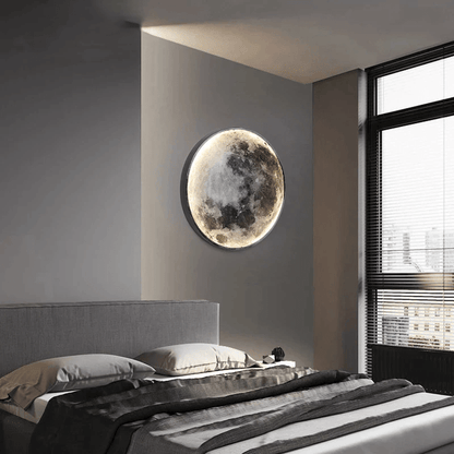 LunaGlow – Adjustable Moon Wall Light with LED Ambience