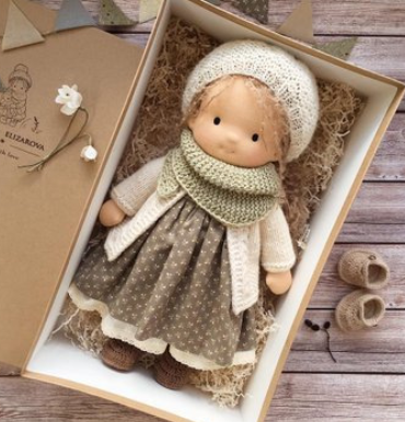Handmade Waldorf Doll – Imaginative Play Companion | Natural Educational Toy for Children