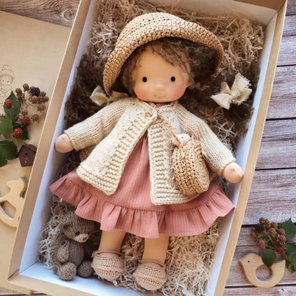 Handmade Waldorf Doll – Imaginative Play Companion | Natural Educational Toy for Children