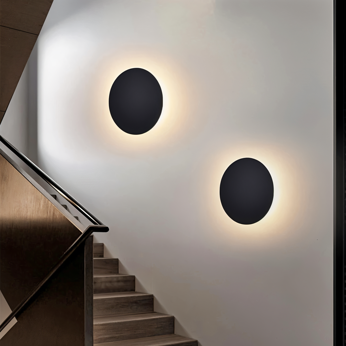 FullHalo LED Wall Light – Modern Round Metal Wall Lamp | Minimalist Contemporary Lighting Design