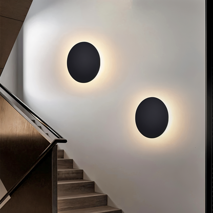 FullHalo LED Wall Light – Modern Round Metal Wall Lamp | Minimalist Contemporary Lighting Design