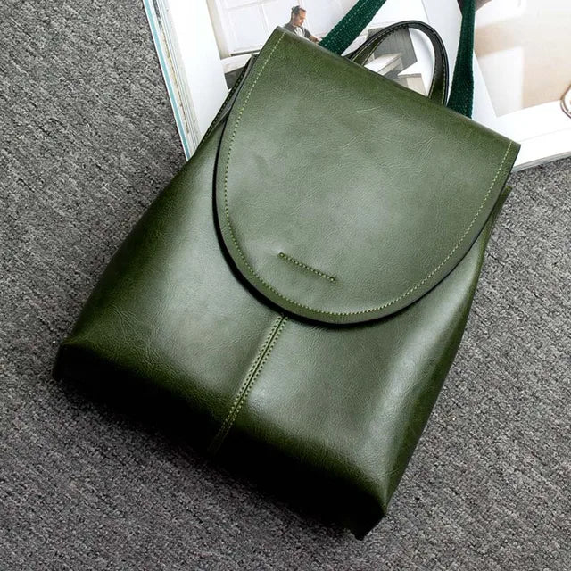 Trendy Leather Backpack for Women – Stylish, Versatile & Durable