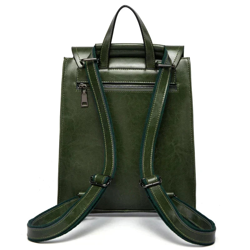 Trendy Leather Backpack for Women – Stylish, Versatile & Durable