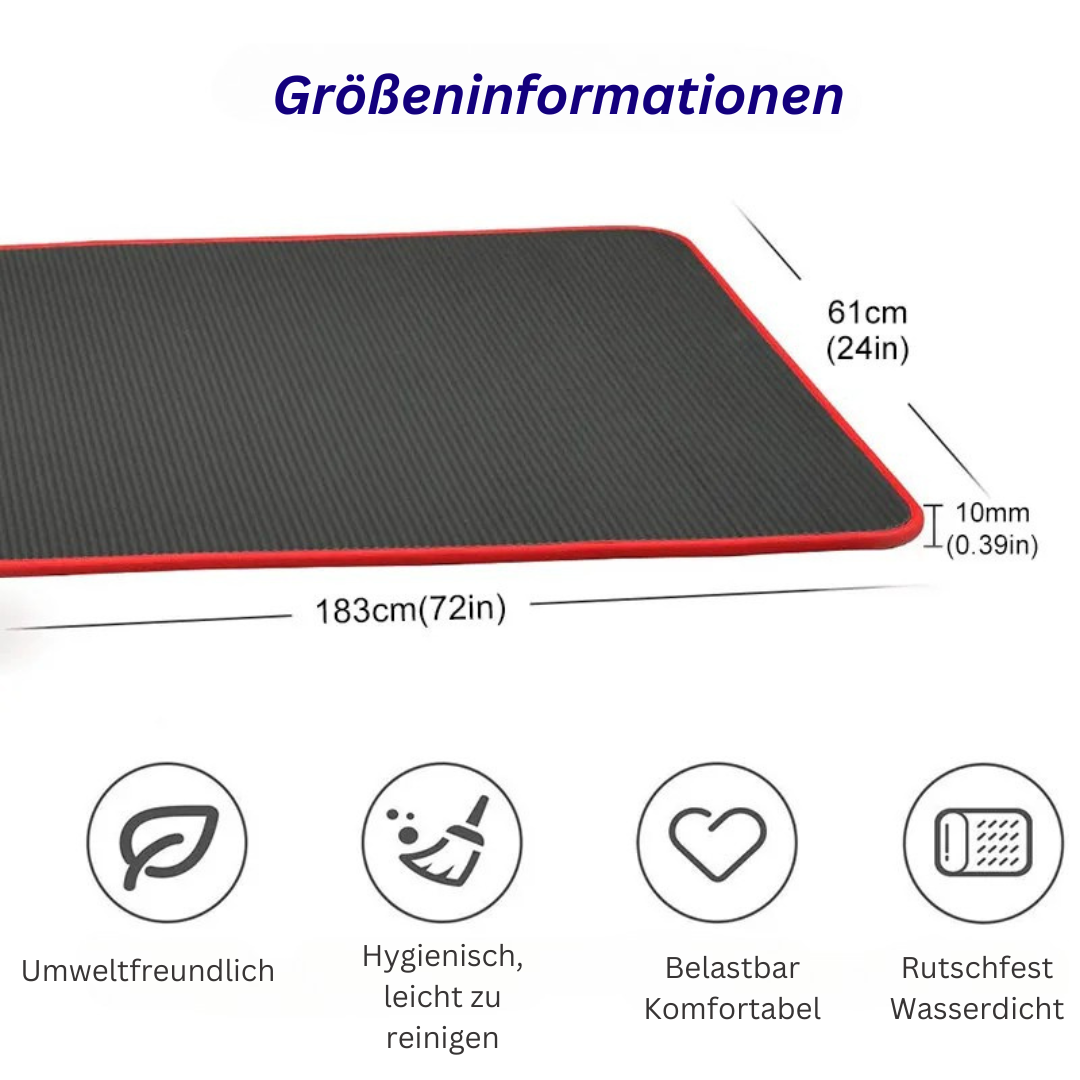 FlexiMat – Extra Thick Non-Slip Yoga Mat for Ultimate Comfort & Stability