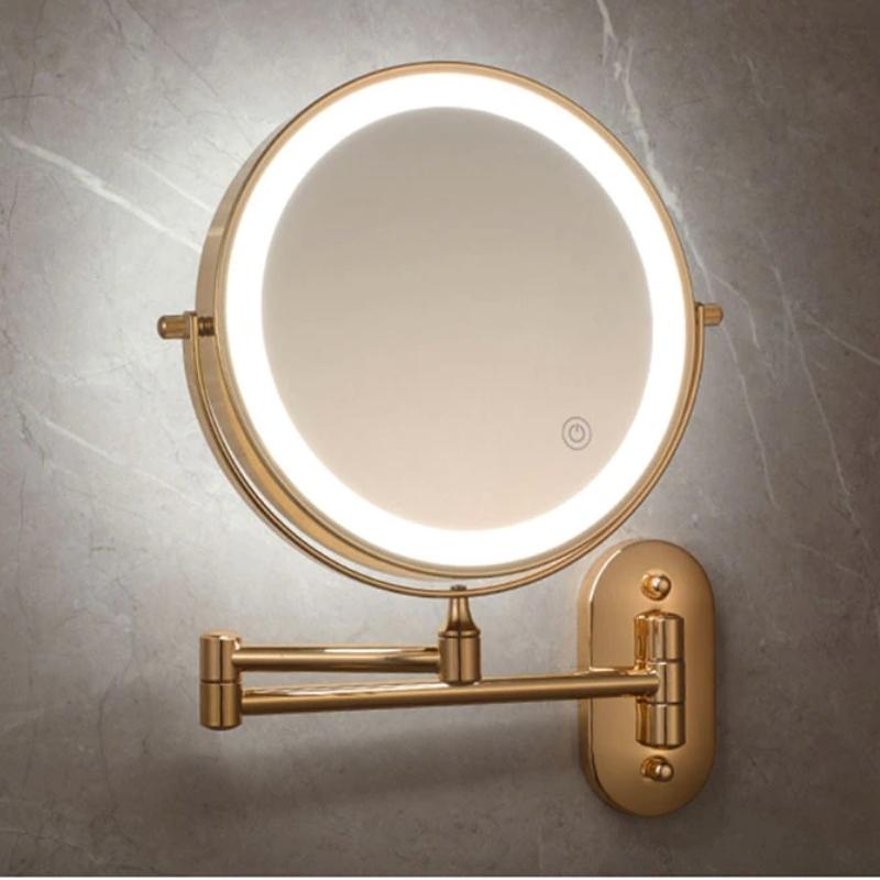 GlamGlow Deluxe LED Makeup Mirror – Magnifying Vanity Mirror with Dimmable Light