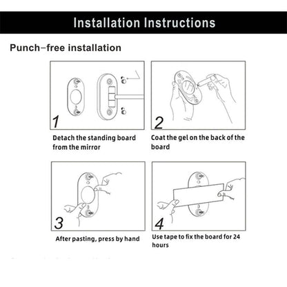 GlamGlow Deluxe LED Makeup Mirror – Magnifying Vanity Mirror with Dimmable Light