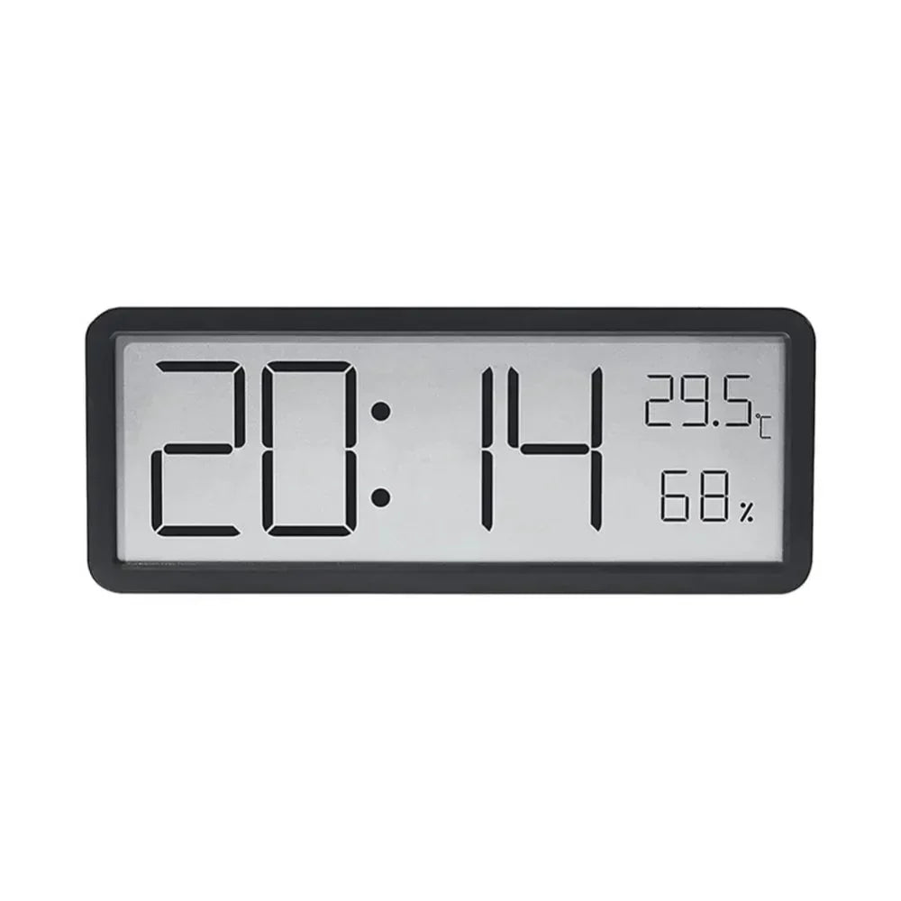 GlowTime – Digital LED Wall Clock with Temperature & Humidity Display