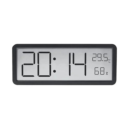 GlowTime – Digital LED Wall Clock with Temperature & Humidity Display
