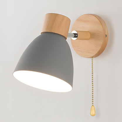 Scandinavian Inspired Wall Light with Easy Pull Switch
