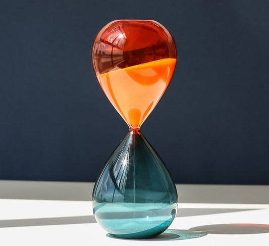 Chronovist Hourglass Timer – Elegant Glass Sand Timer in 5, 15, 30 & 60 Minute Options