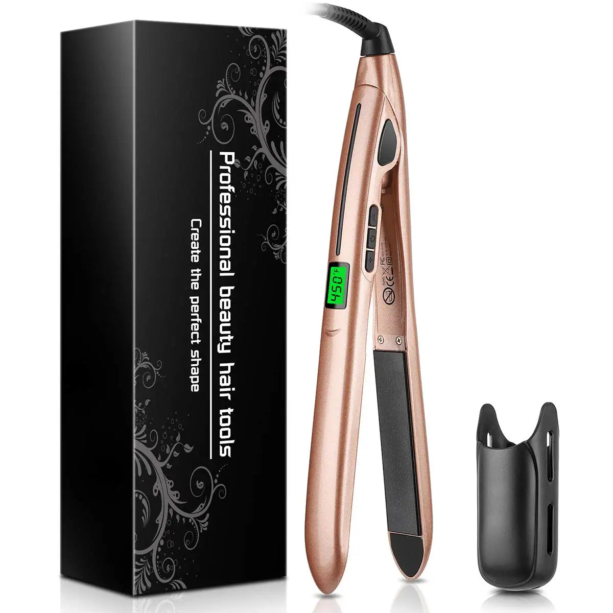 SmartWave – Ceramic Hair Waver & Straightener with LCD Display