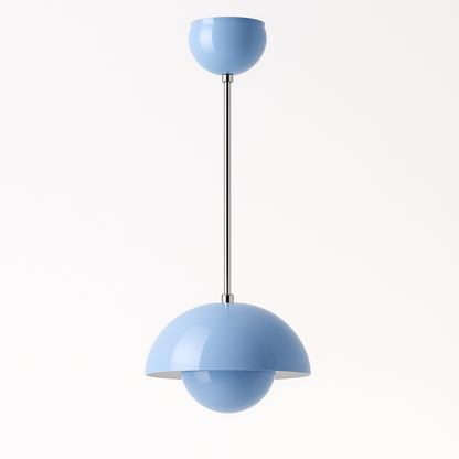 Half-Circle Colourful Chandelier – Modern Scandinavian Ceiling Light for Dining, Living & Office