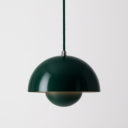 Half-Circle Colourful Chandelier – Modern Scandinavian Ceiling Light for Dining, Living & Office