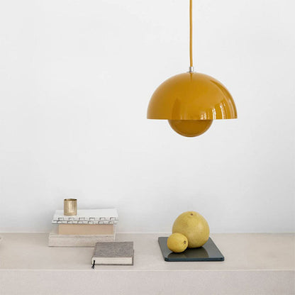 Half-Circle Colourful Chandelier – Modern Scandinavian Ceiling Light for Dining, Living & Office