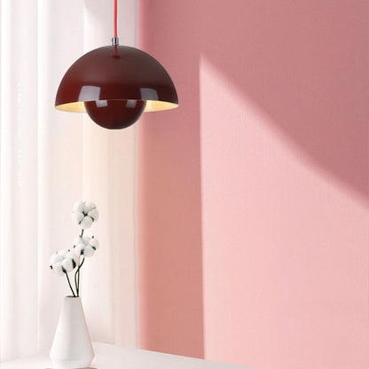 Half-Circle Colourful Chandelier – Modern Scandinavian Ceiling Light for Dining, Living & Office