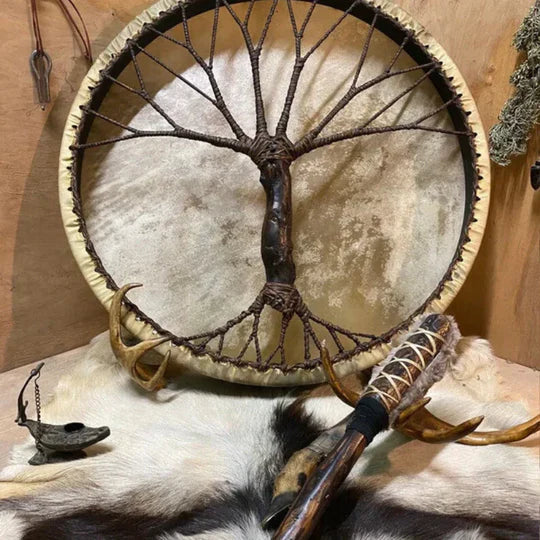 Handcrafted Shaman Drum | 'Tree of Life'