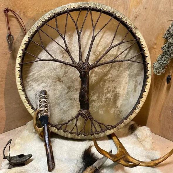 Handcrafted Shaman Drum | 'Tree of Life'