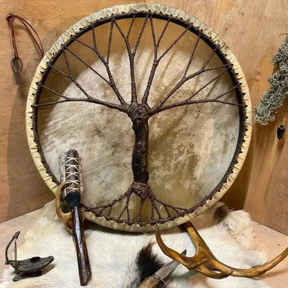 Handcrafted Shaman Drum | 'Tree of Life'