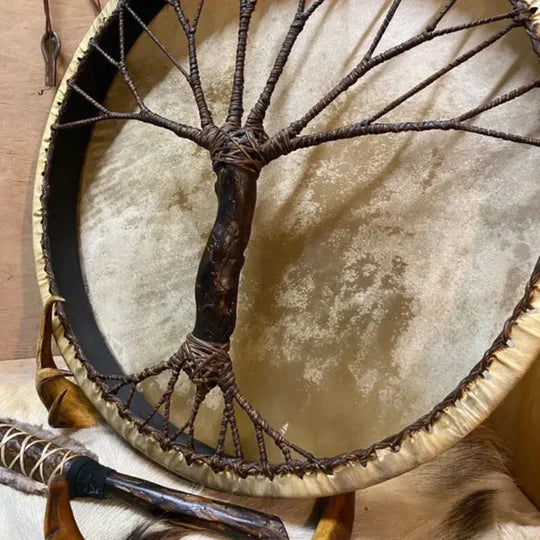 Handcrafted Shaman Drum | 'Tree of Life'